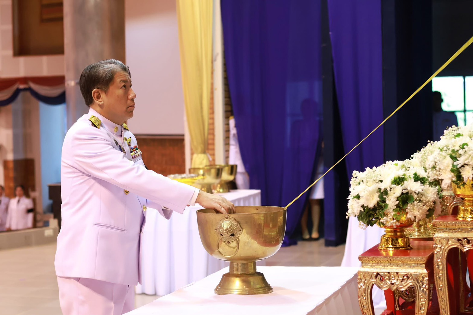 title - ส.ป.ก.จันทบุรี ร่วมพิธีถวายน้ำสรงพระศพ เบื้องหน้าพระรูปสมเด็จพระเจ้าลูกเธอเจ้าฟ้าพัชรกิติยาภา นเรนทิราเทพยวดี กรมหลวงราชสาริณีสิริพัชร มหาวัชรราชธิดา